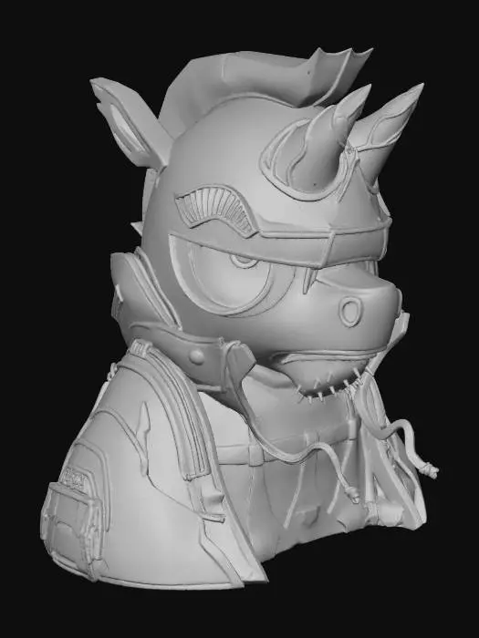 3D model for Rainbow Punkcorn