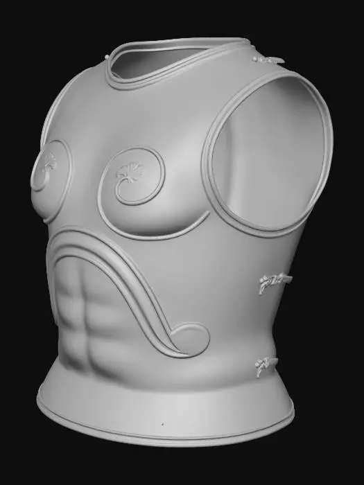 3D model for Gilded Spiral Cuirass