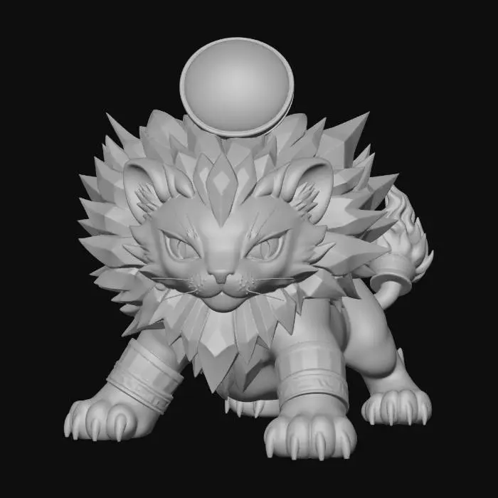 3D model for Flame Guardian Cub