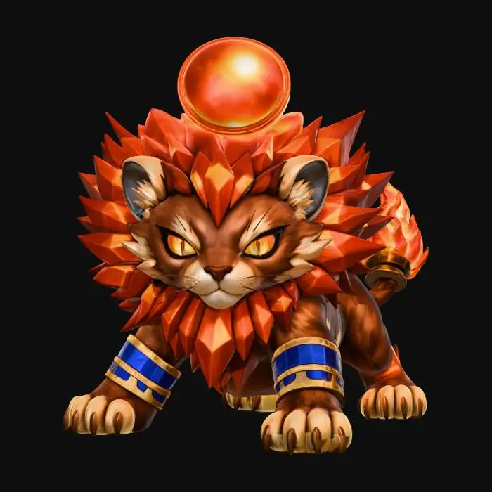3D model for Flame Guardian Cub