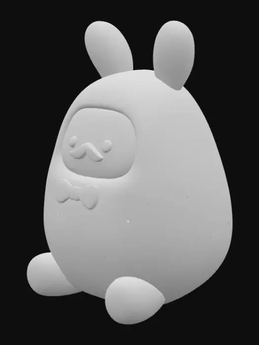 3D model for Gentle Bunny Bot