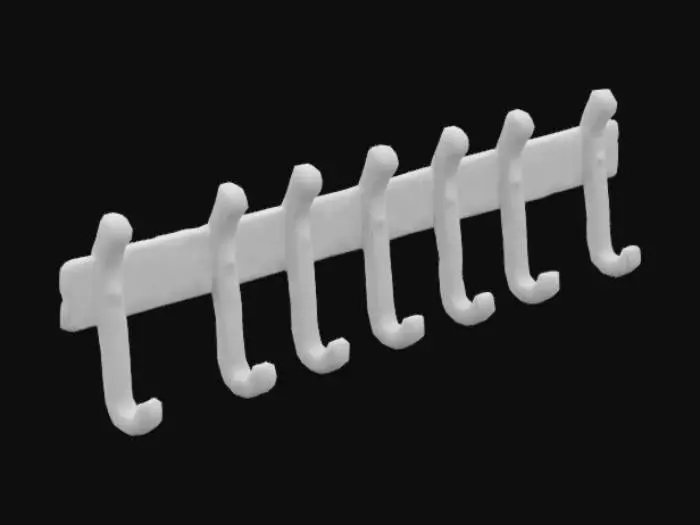 3D model for Wooden Coat Rack