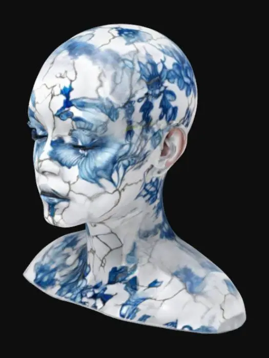 3D model for Kintsugi Blossom #women#