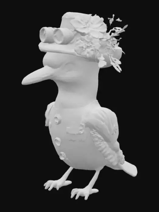 3D model for Steampunk Sparrow