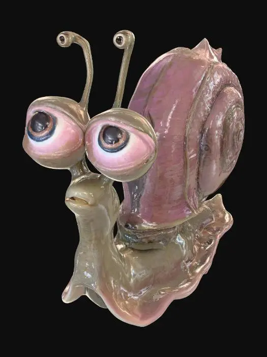 3D model for Snail with Big Eyes