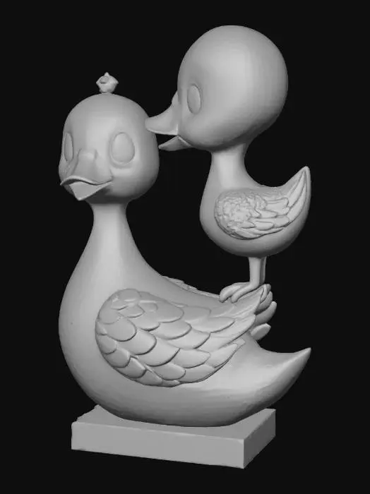 3D model for Aqua Ducks Gem