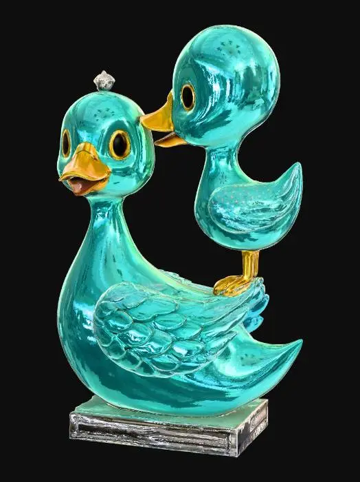 3D model for Aqua Ducks Gem
