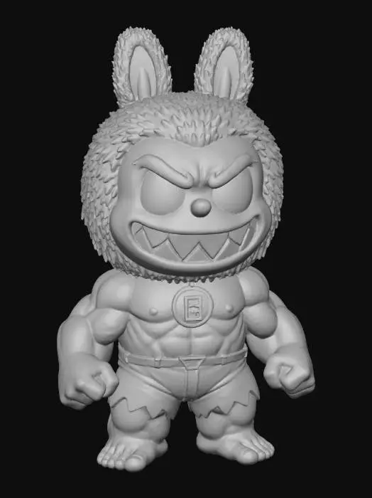 3D model for Green Bunny Hulk