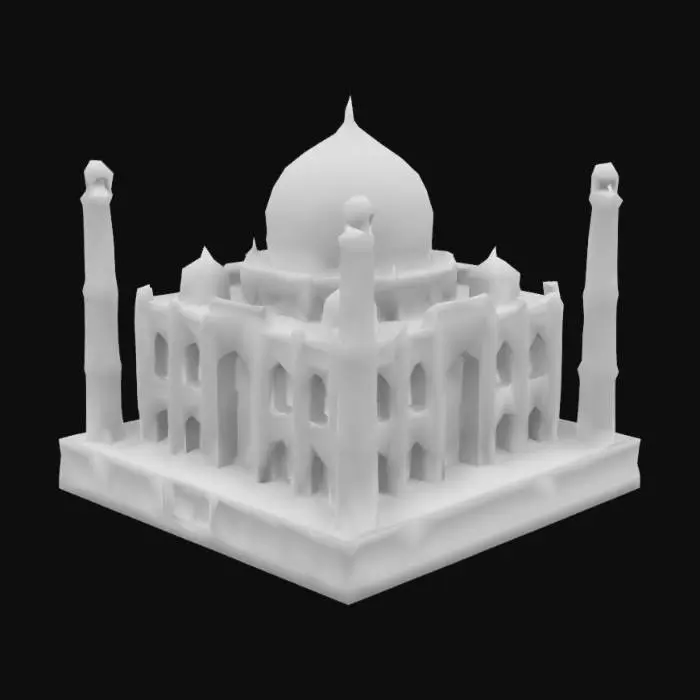 3D model for Taj Mahal