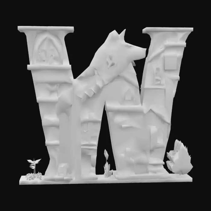 3D model for Wolf Castle