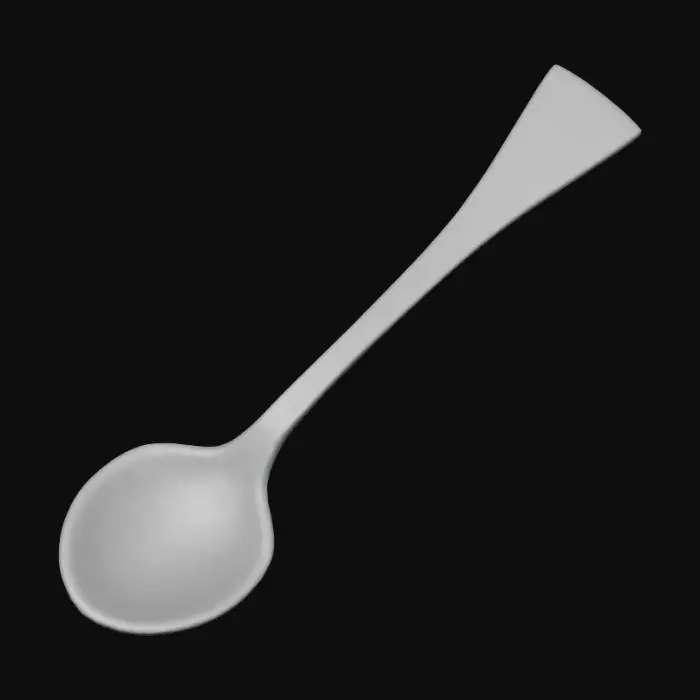 3D model for a rusted metal spoon, meshy corroded surface texture, pitted and weathered with flaking rust, gritty detail, aged industrial look, rough metallic patina, high-resolution, dramatic lighting emphasizing texture, grunge aesthetic