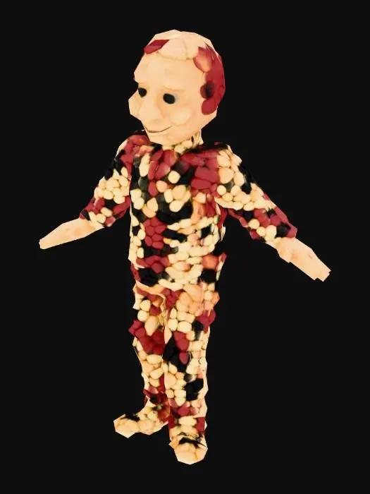 3D model for beans guy