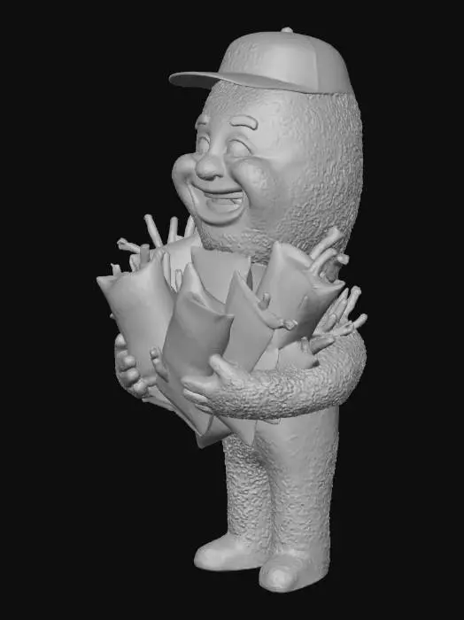 3D model for tajin man with 500 takis