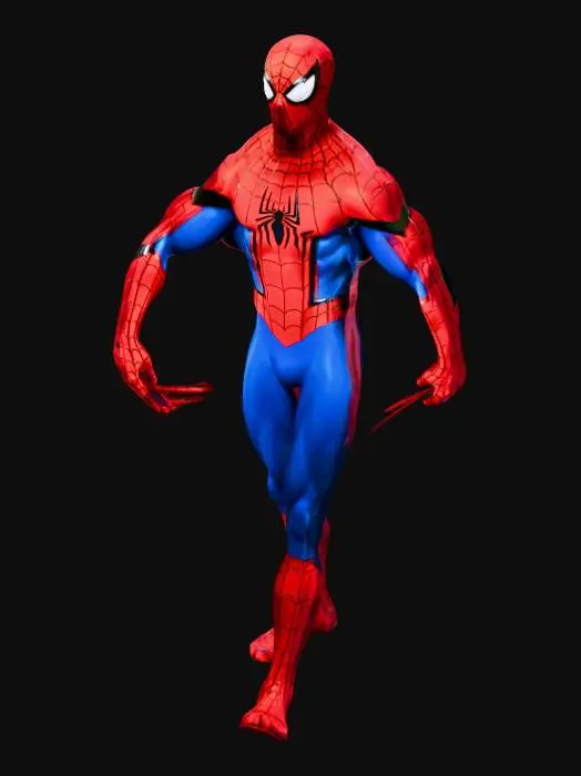 3D model for the backrooms with spider man