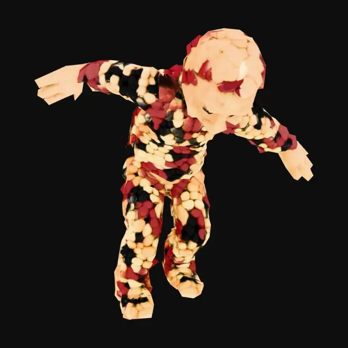 3D model for beans guy