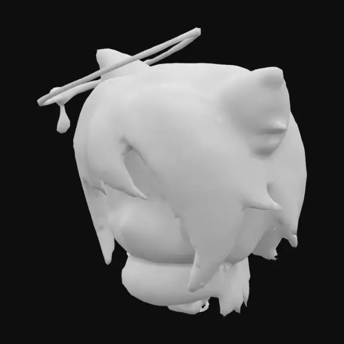 3D model for Blue Fox Spirit