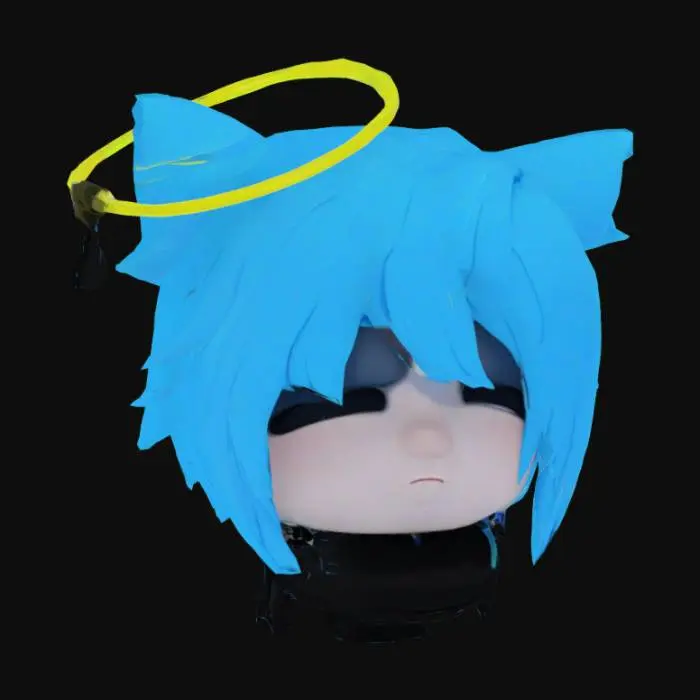 3D model for Blue Fox Spirit