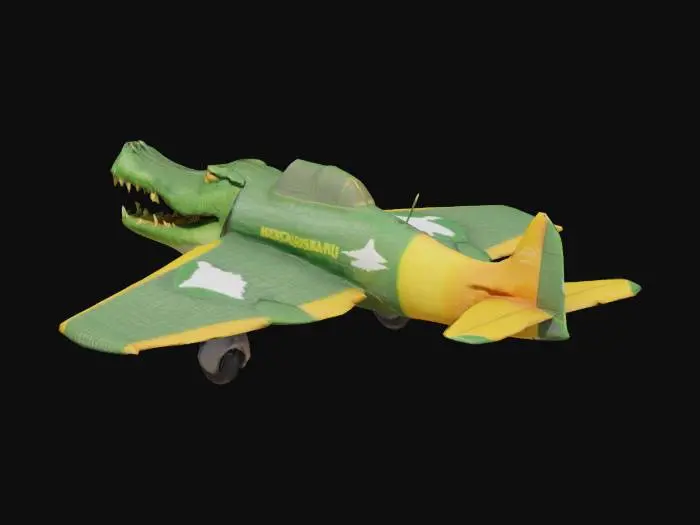 3D model for bombardino crocodilo