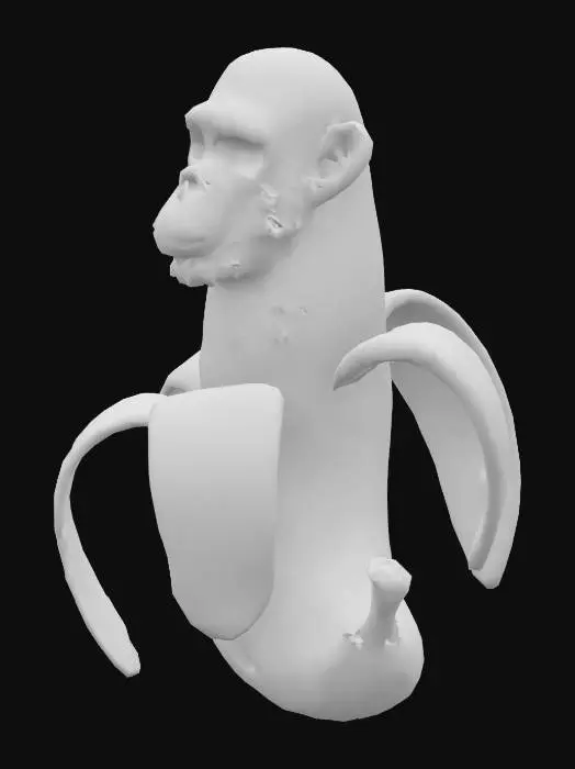 3D model for chimpanzini bananini guzzini