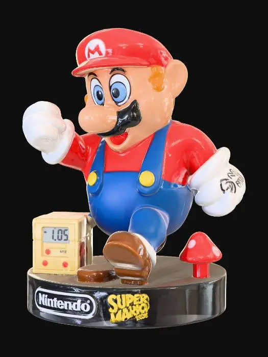 3D model for Super Mario Alarm Clock Display