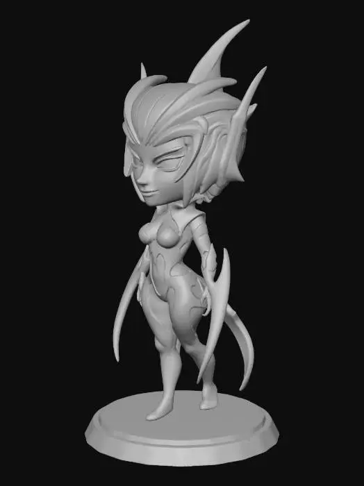 3D model for Elise Figurine