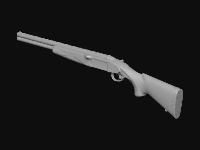 3D model for Double Barrel Elegance