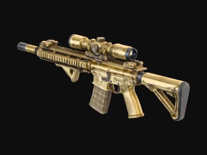 3D model for Camouflage Marksman Rifle