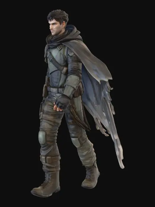 3D model for The Wanderer