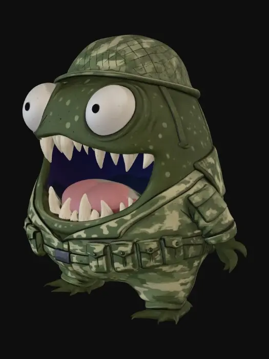 3D model for Gruntjaw