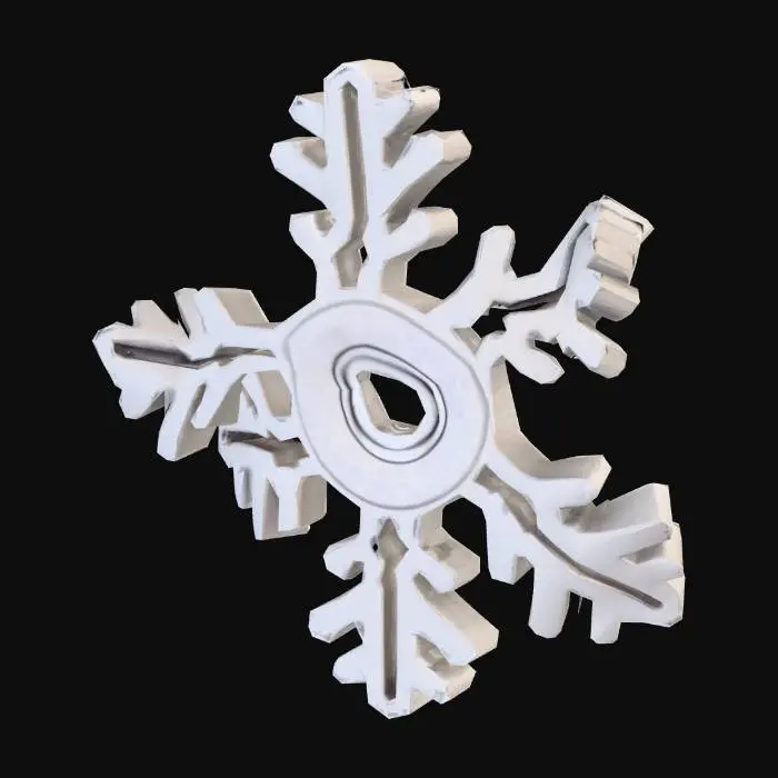 3D model for snowflake fidget spinner #Christmas2025#