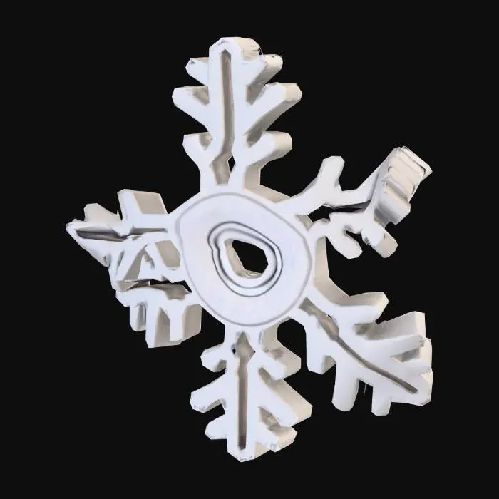 3D model for snowflake fidget spinner #Christmas2025#