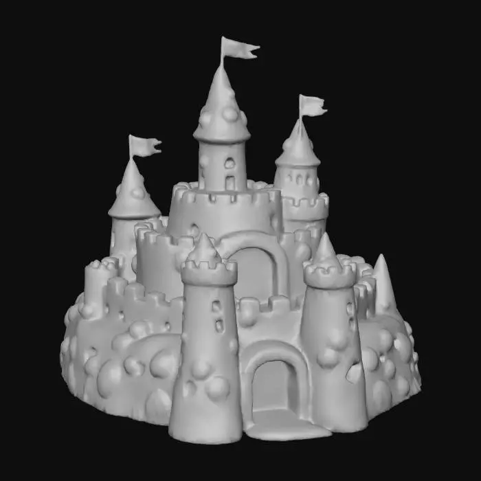 3D model for SAND CASTLE
