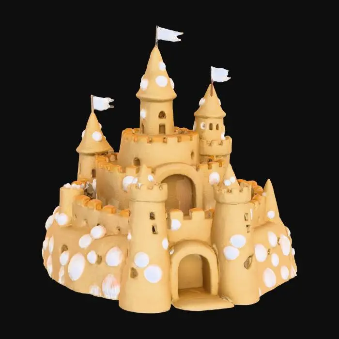 3D model for SAND CASTLE