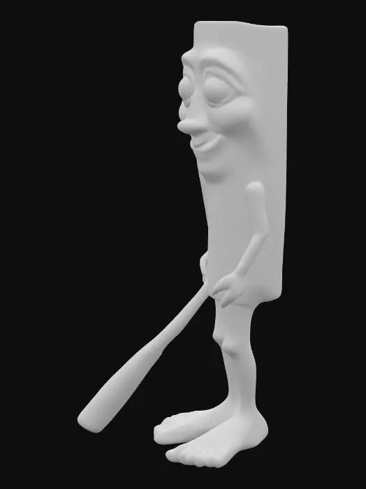 3D model for Tung Tung Sahur