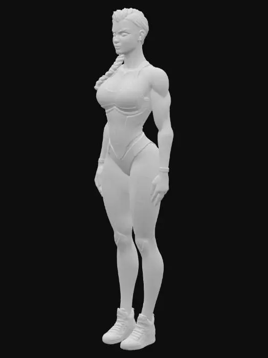 3D model for Character Turnaround Sheet