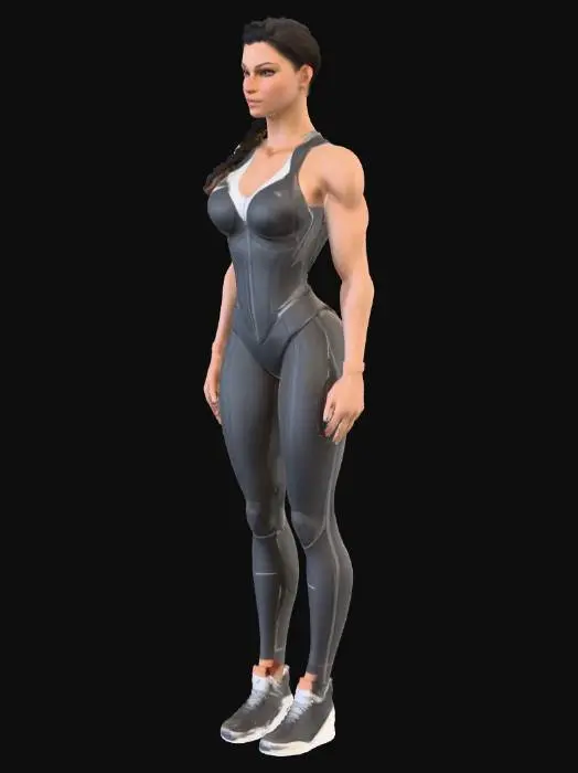 3D model for Character Turnaround Sheet