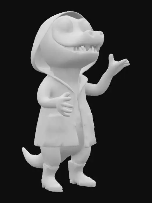 3D model for Rainy Day Gator