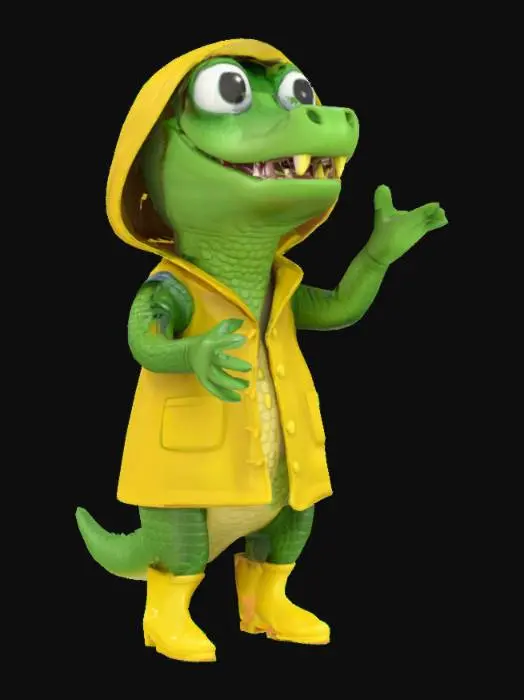 3D model for Rainy Day Gator