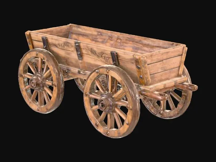 3D model for Hay Wagon