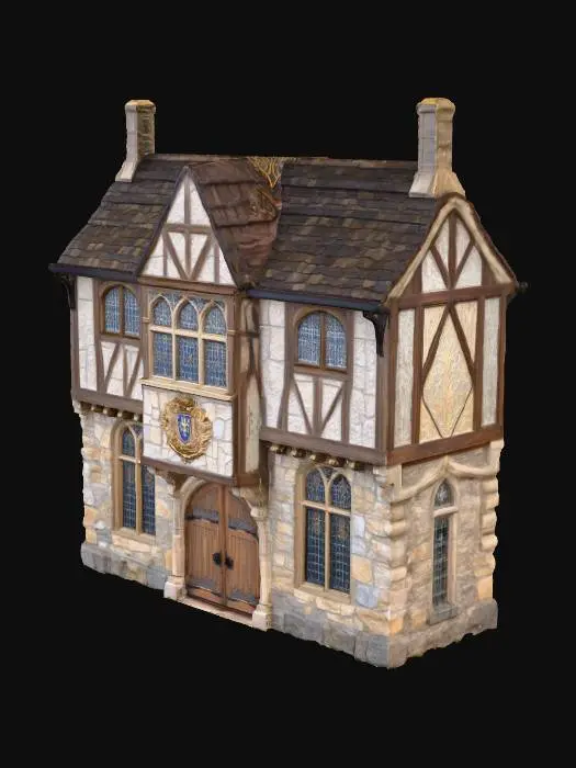 3D model for Tudor Manor Facade
