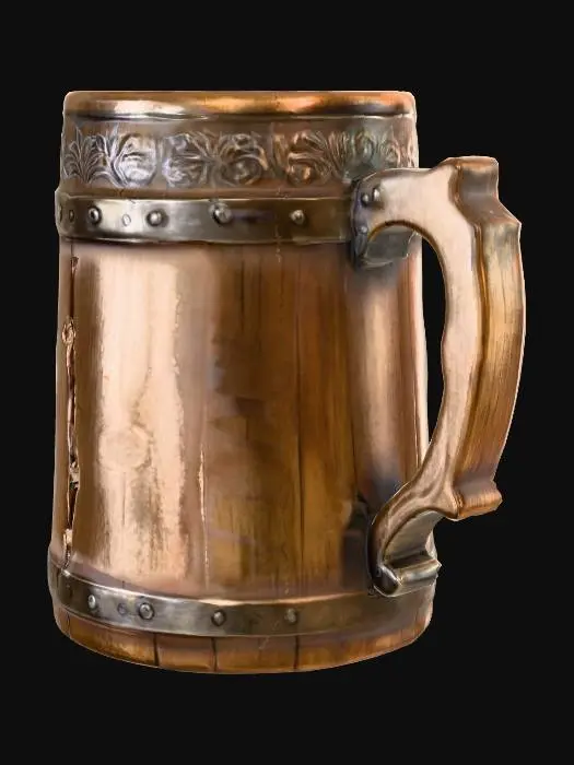 3D model for Rustic Mug