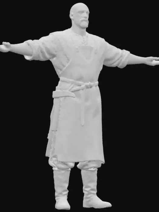 3D model for Blacksmith's Attire