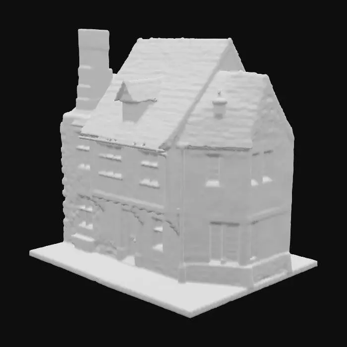 3D model for Golden Hour on Cobbled Streets