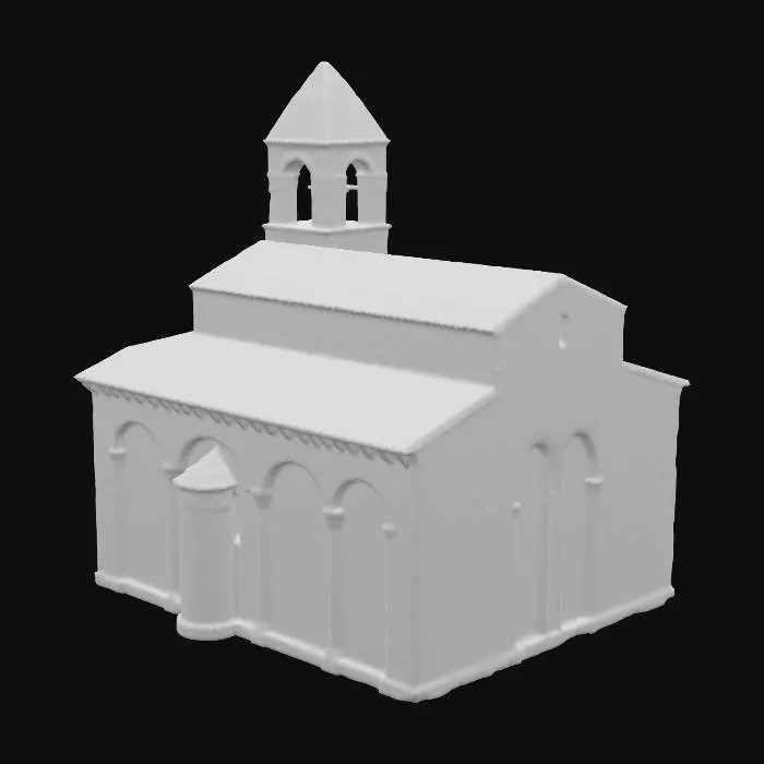 3D model for Romanesque Church