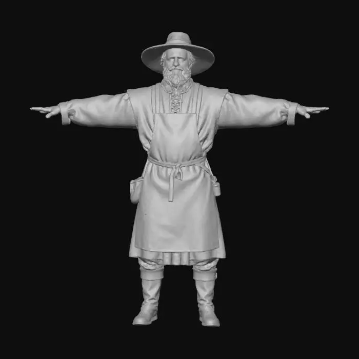 3D model for Medieval Artisan