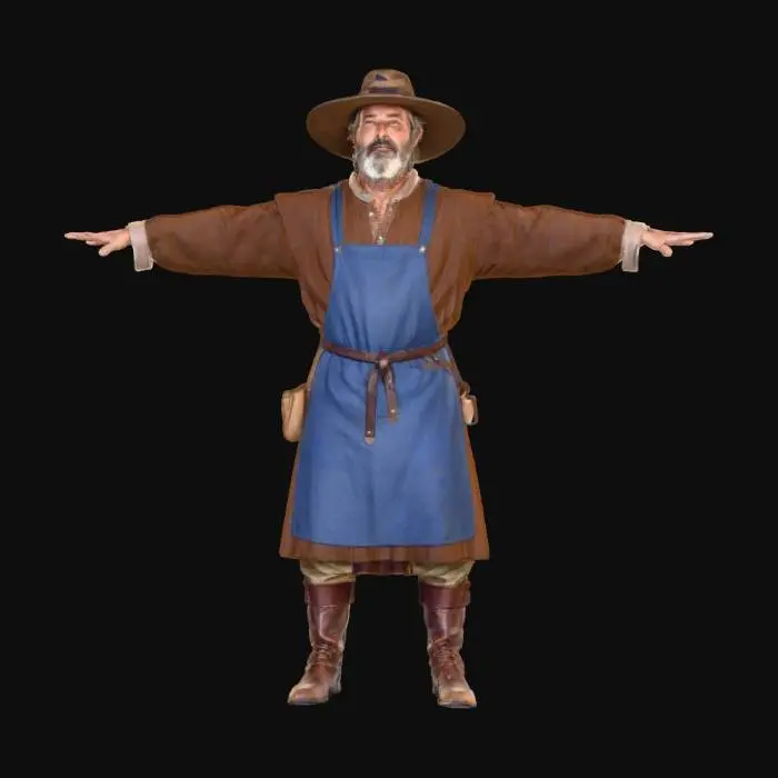 3D model for Medieval Artisan