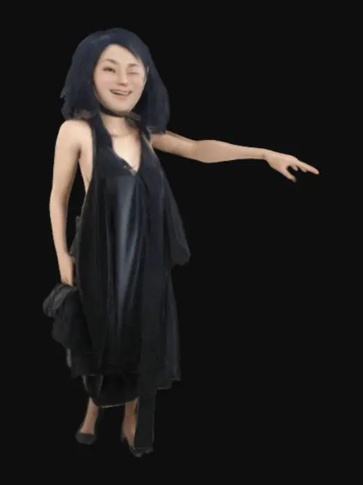 3D model for Happily Pointing