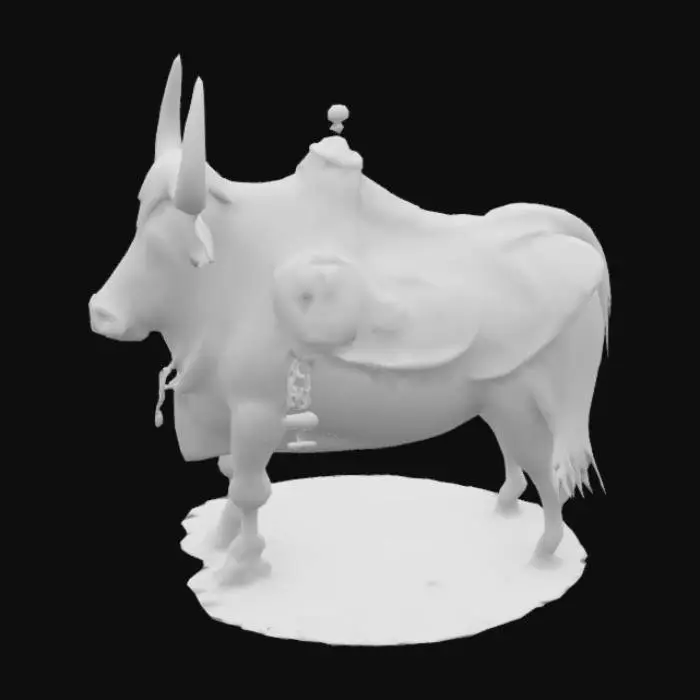 3D model for Majestic Bovine Sentinel, #AroundTheWorld#