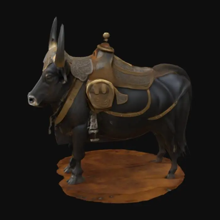 3D model for Majestic Bovine Sentinel, #AroundTheWorld#