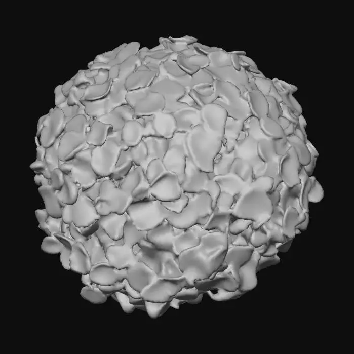 3D model for พุ่มไม้น่ารัก medium poly